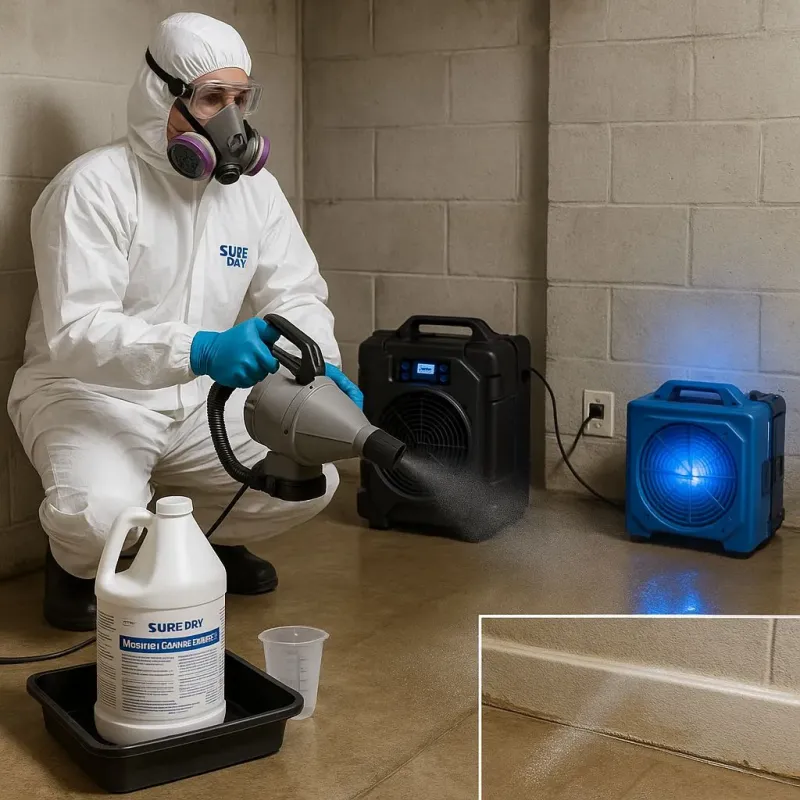 Sanitization and Odor Removal process in Thousand Palms, CA