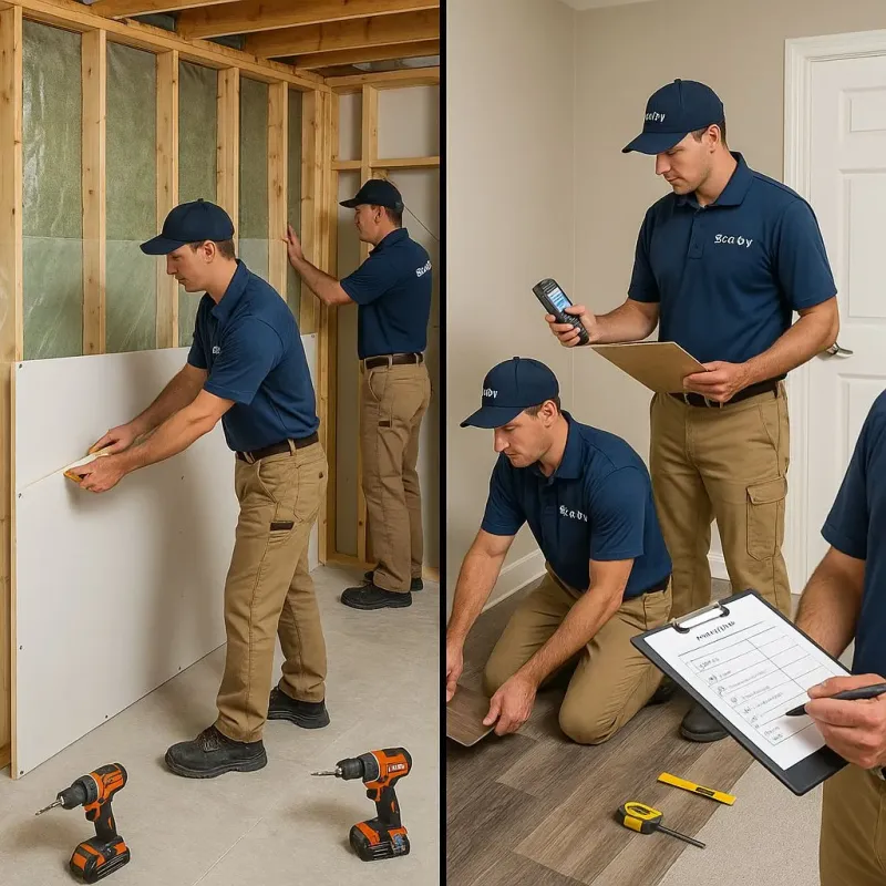 Repairs and Reconstruction process in Thousand Palms, CA
